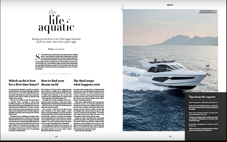 Tempus Magazine: How to buy your first&nbsp;superyacht
