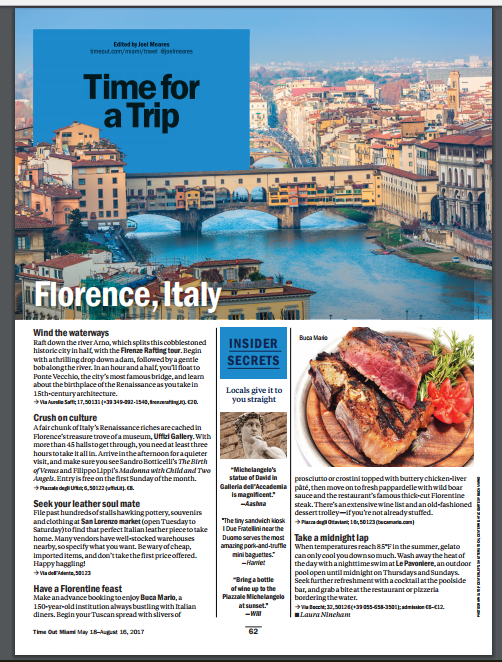 Time Out New York Travel: Florence,&nbsp;Italy