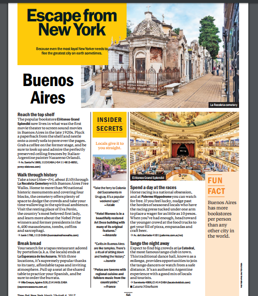 Time Out New York Travel: Buenos&nbsp;Aires