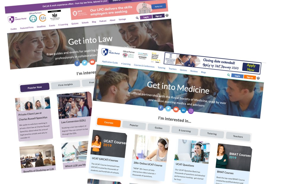 The Career Portal: improving SEO for The Medic Portal & The Lawyer&nbsp;Portal